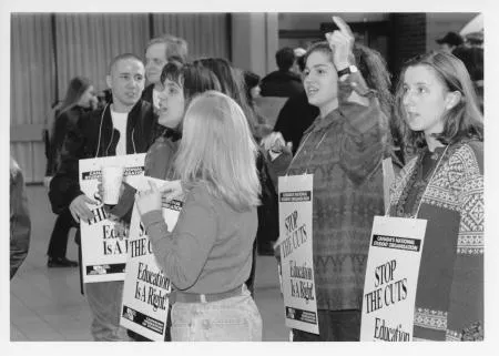 Students protest Federal Education cuts